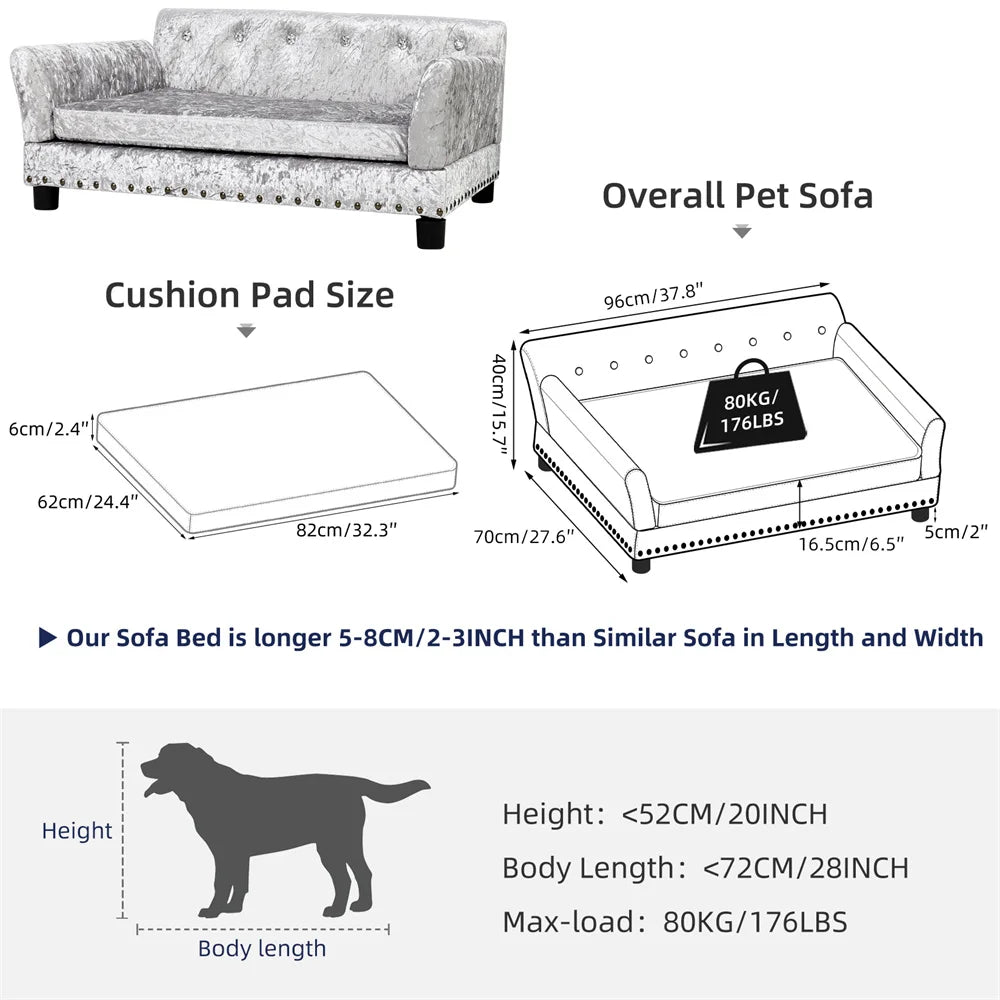 Heavy Duty- Pet Sofa Bed