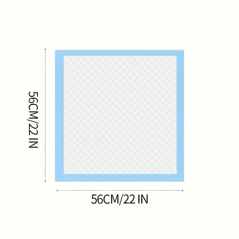 100Pcs Super Absorbent Disposable Pet Pads for Large Breeds - Potty Training.