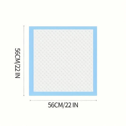 100Pcs Super Absorbent Disposable Pet Pads for Large Breeds - Potty Training.