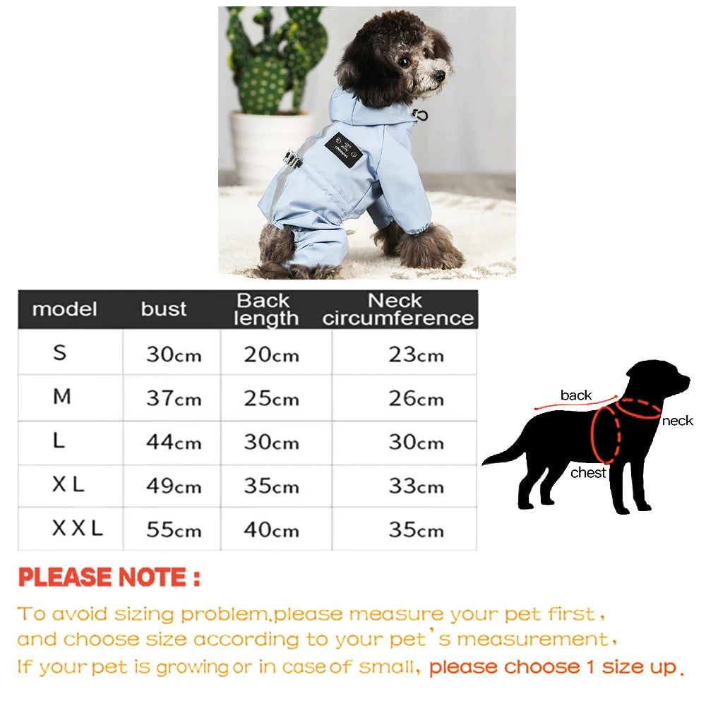Dog Jacket - Waterproof Fashion- Pet Jumpsuit
