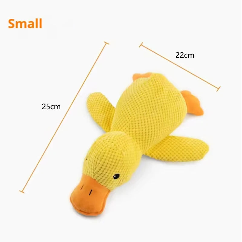Yellow duck- interactive plush toy
