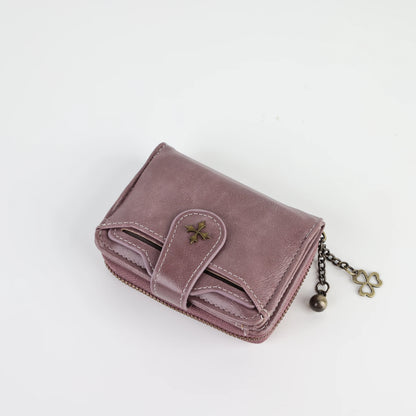 Buckle wallet, zipper coin purse