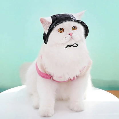 Fashion Adjustable Pet Sun Cap with Ear Holes