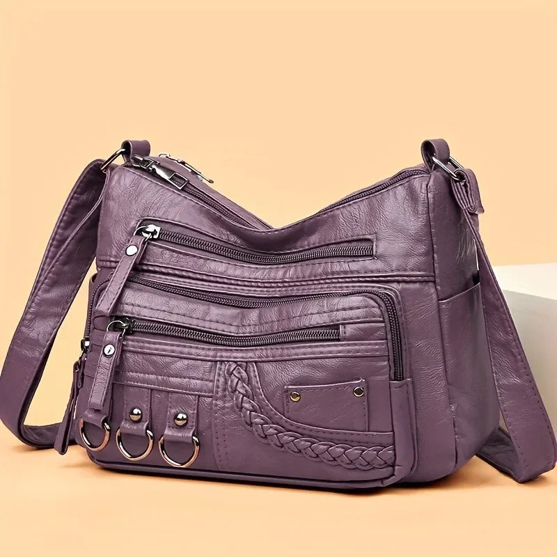 2025 New Ladies Soft Leather, Crossbody shoulder Bags. High Quality Purses.