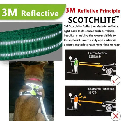Dog Harness Reflective - Adjustable - Breathable - Vest
