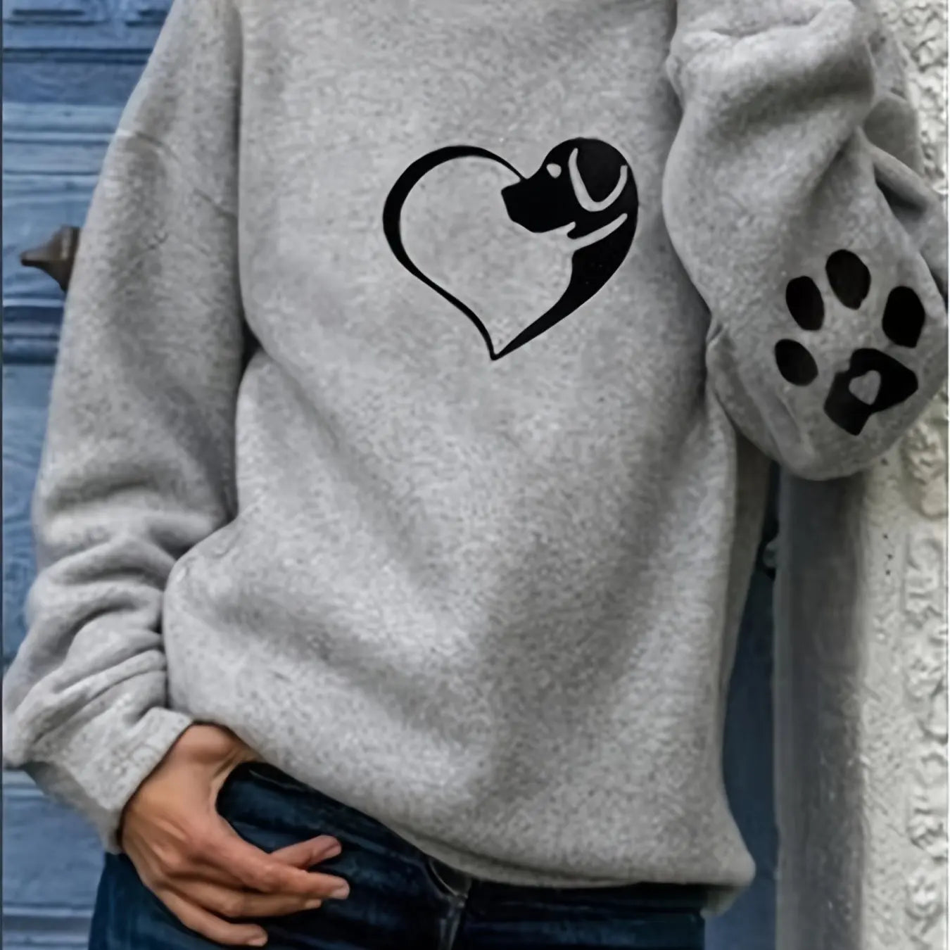 Women's Casual Hoodie / Pullover Sweatshirt -DOG LOVERS