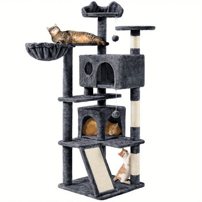 57inch Cat Tree- Furniture with Scratching Posts