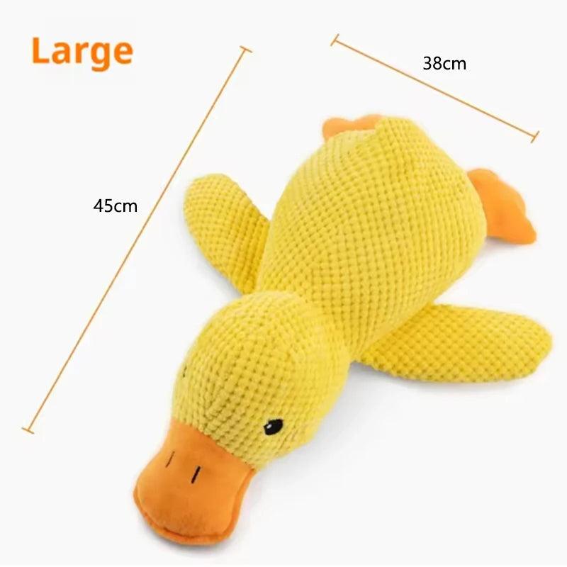 Yellow duck- interactive plush toy