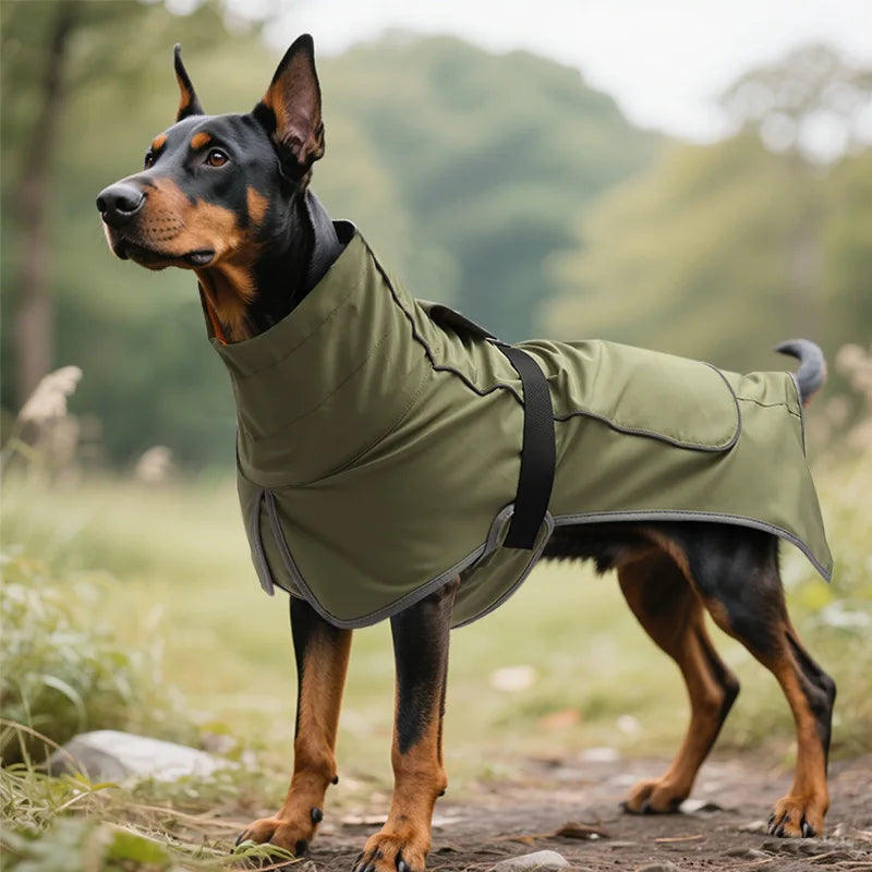 Fashionable Pet Trench Coat- Waterproof And Rainproof.