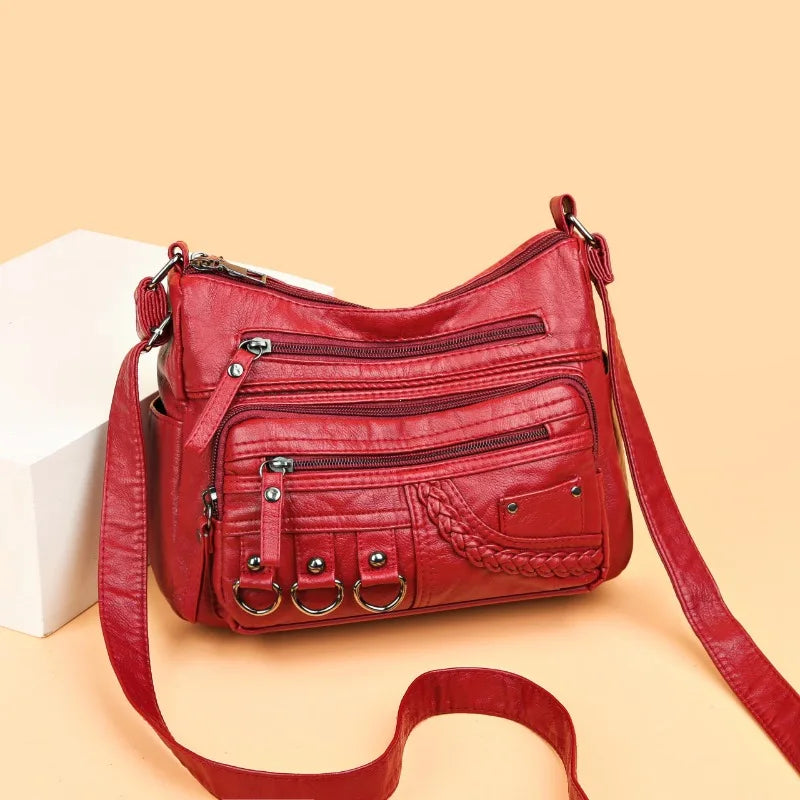 2025 New Ladies Soft Leather, Crossbody shoulder Bags. High Quality Purses.