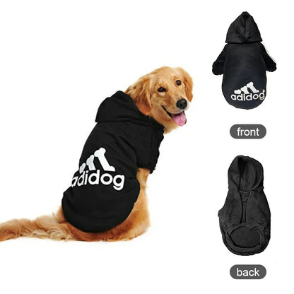 Warm Dog Clothes - Adidog Dog Hoodies