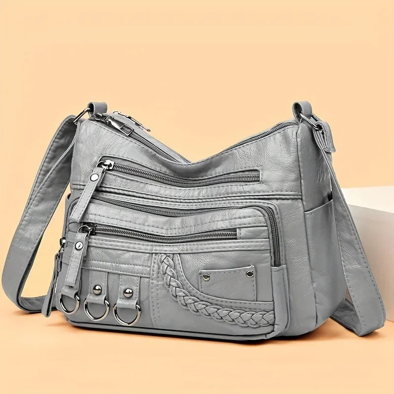 2025 New Ladies Soft Leather, Crossbody shoulder Bags. High Quality Purses.