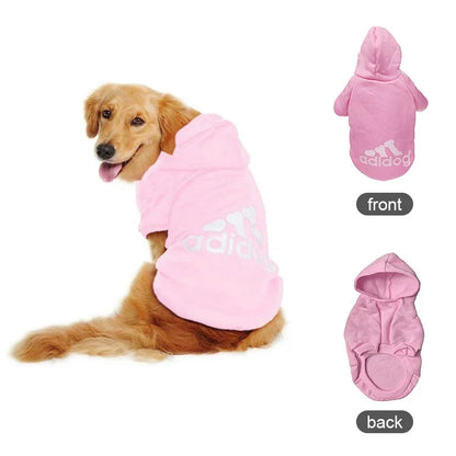 Warm Dog Clothes - Adidog Dog Hoodies