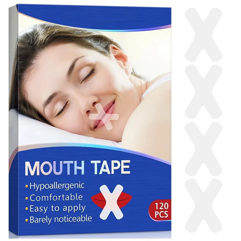 120Pcs/Box Sleep Strip Mouth Tape for Better Nose Breathing