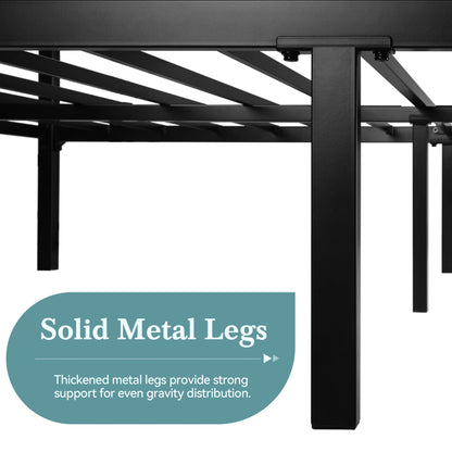Canopy Bed Framer, 3-Metal Crossbar, No Box Spring Needed