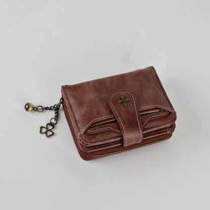 Buckle wallet, zipper coin purse