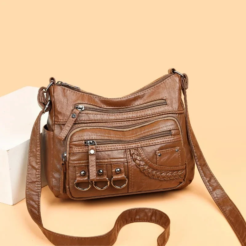 2025 New Ladies Soft Leather, Crossbody shoulder Bags. High Quality Purses.