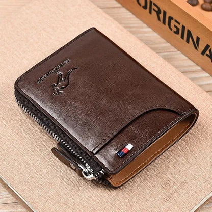 Leather Business Card Holder - Wallets -RFID Protection