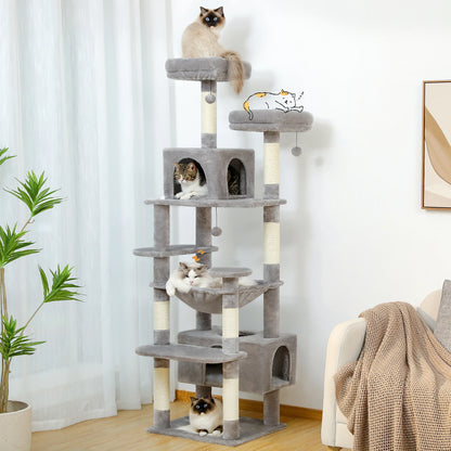 184cm Large Cat Tree and Tower-Hammock