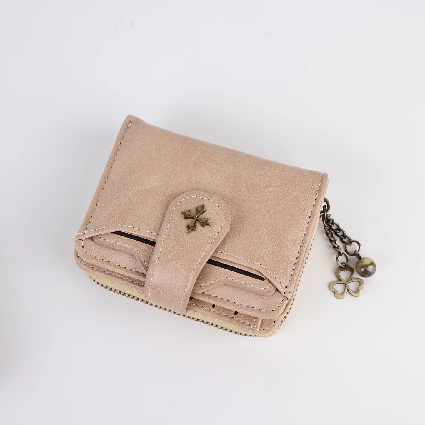 Buckle wallet, zipper coin purse