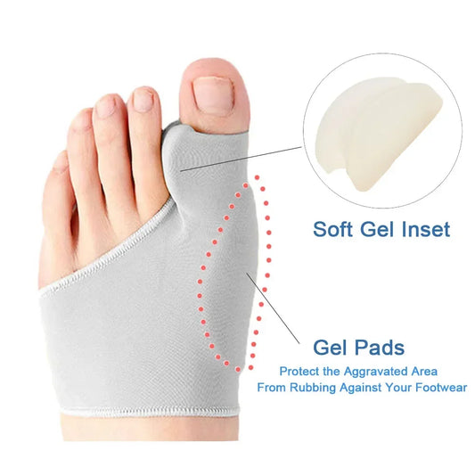 1 pair Toe Separator Hallux Valgus Bunion Corrector/Orthotics