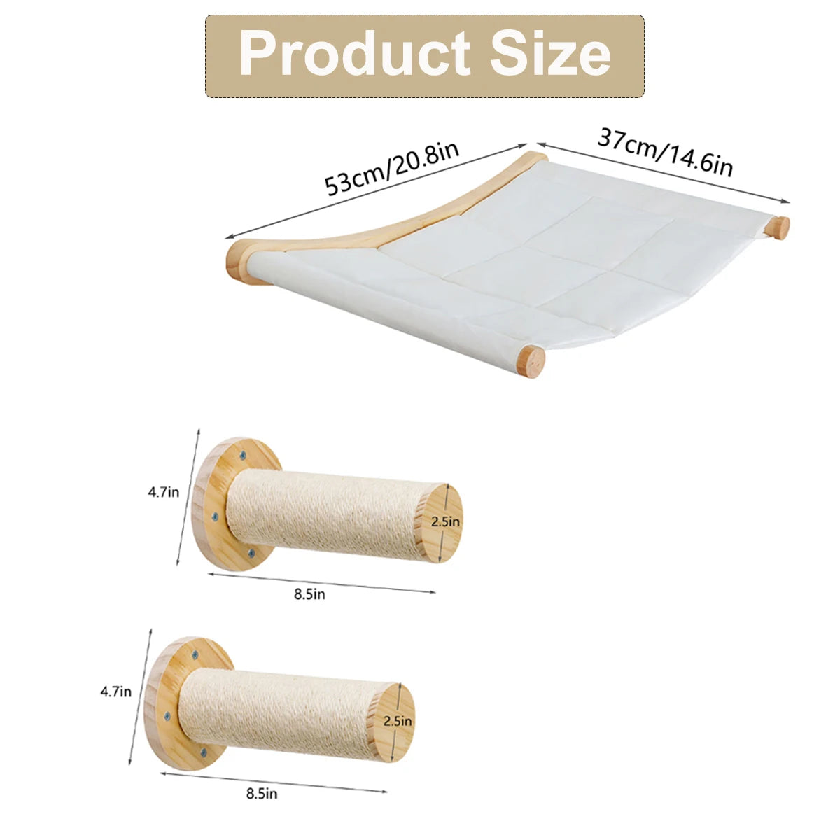 Cat Bed- Wall Mounted Hammock