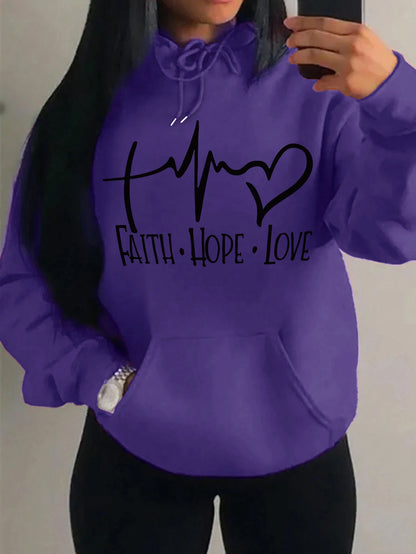 Faith Hope Love -Women Hoody