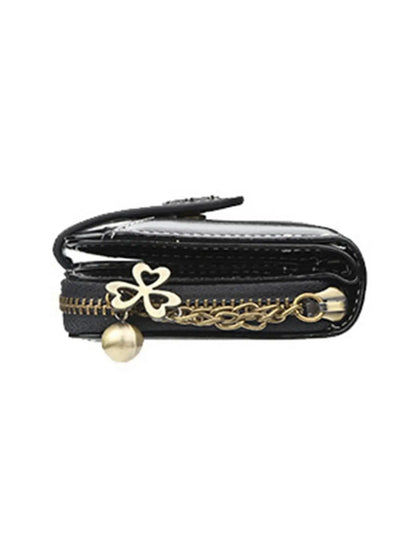 Buckle wallet, zipper coin purse