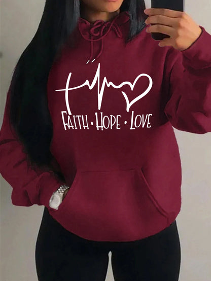 Faith Hope Love -Women Hoody