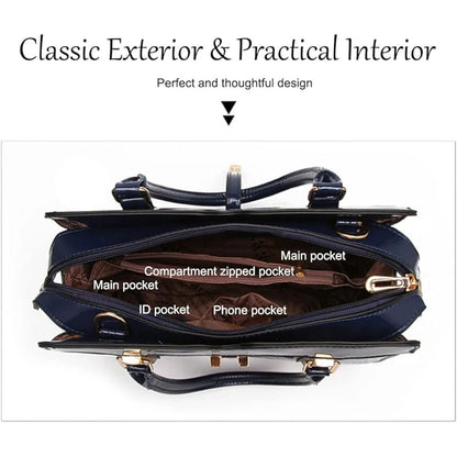 Luxury Brand Crocodile Handbag.  Bright Leather Shoulder Purse. Multiple color options.