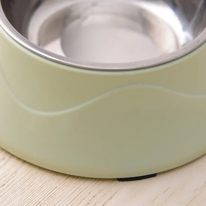 Pet Feeding Dishes- Non-slip Base- Stainless Steel