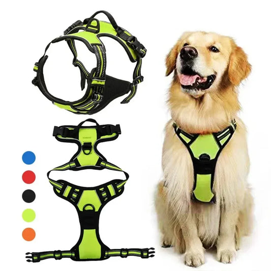 Dog Harness Reflective - Adjustable - Breathable - Vest