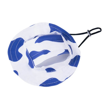Fashion Adjustable Pet Sun Cap with Ear Holes
