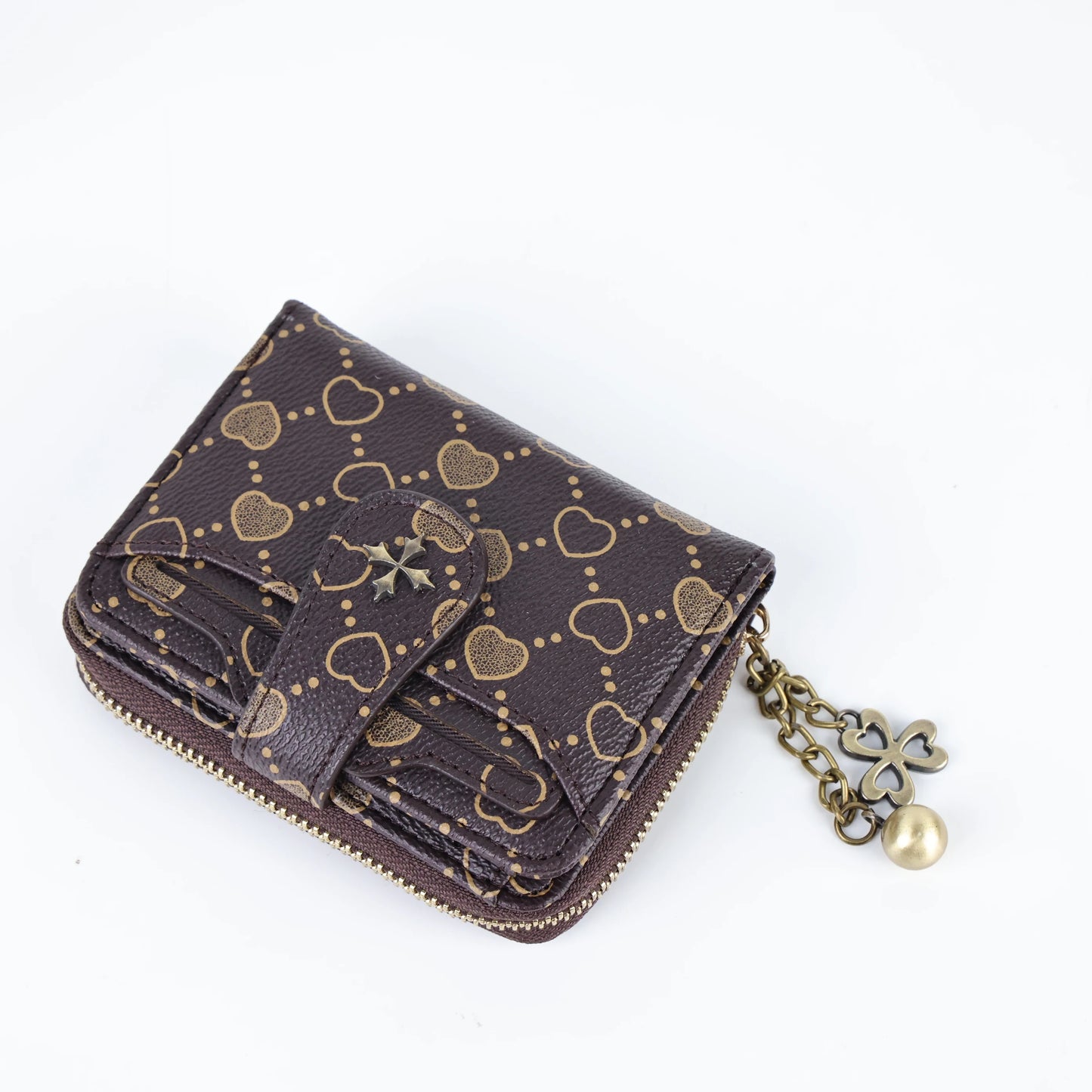 Buckle wallet, zipper coin purse
