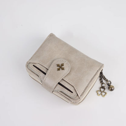 Buckle wallet, zipper coin purse