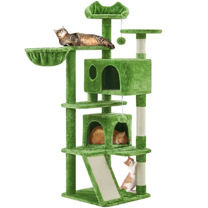 57inch Cat Tree- Furniture with Scratching Posts