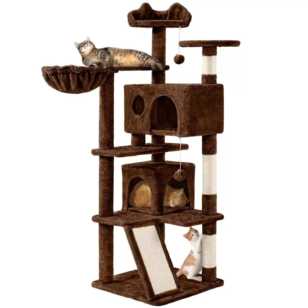 57inch Cat Tree- Furniture with Scratching Posts