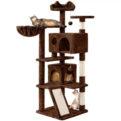 57inch Cat Tree- Furniture with Scratching Posts