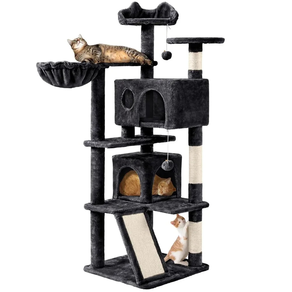 57inch Cat Tree- Furniture with Scratching Posts