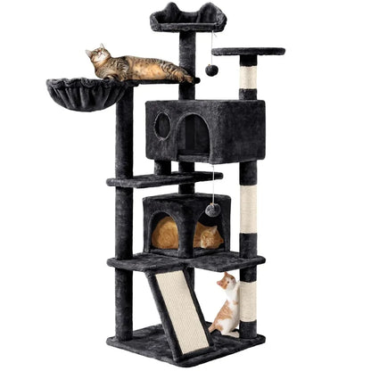 57inch Cat Tree- Furniture with Scratching Posts