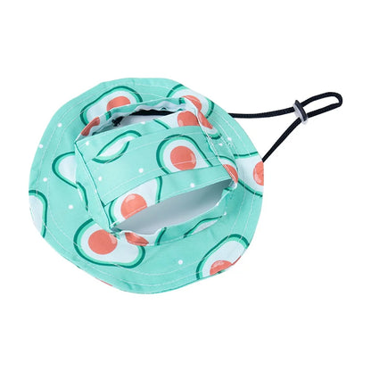 Fashion Adjustable Pet Sun Cap with Ear Holes