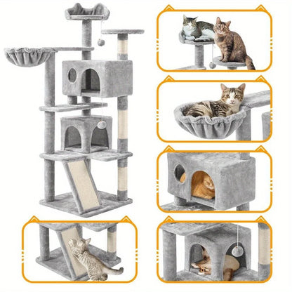 57inch Cat Tree- Furniture with Scratching Posts