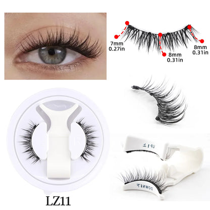New 1 Pair Magnetic Eyelashes- Reusable