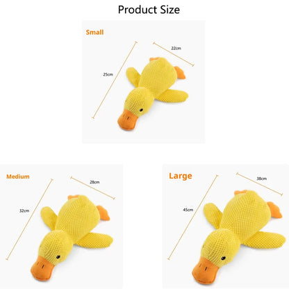 Yellow duck- interactive plush toy