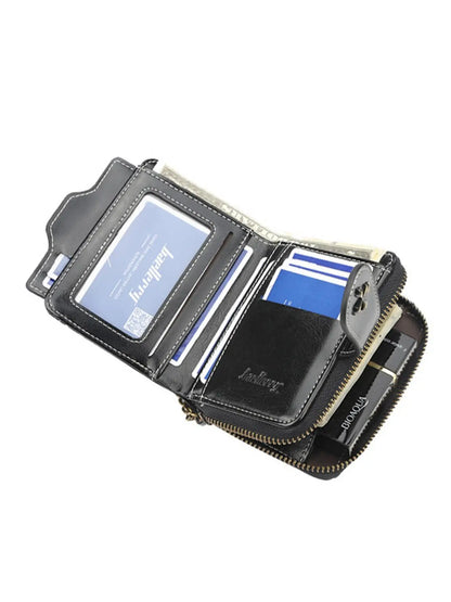 Buckle wallet, zipper coin purse