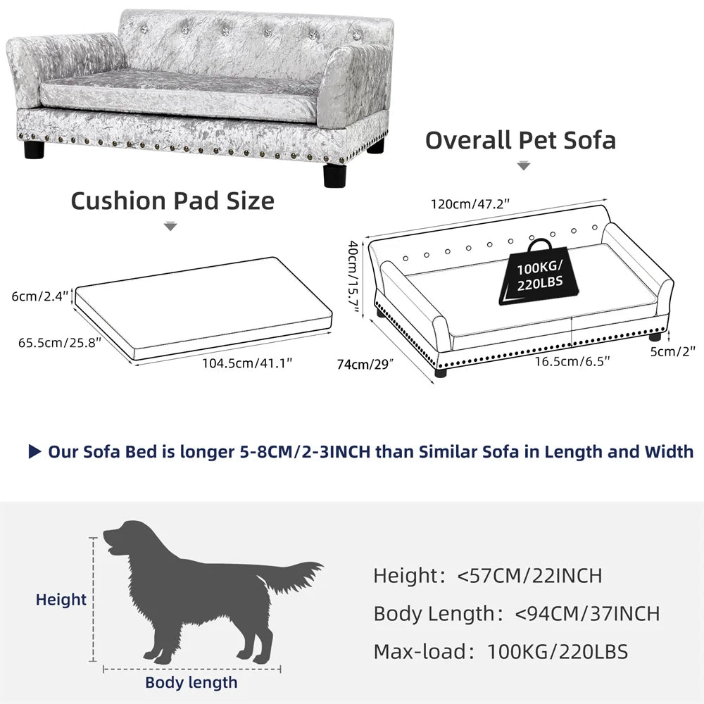 Heavy Duty- Pet Sofa Bed