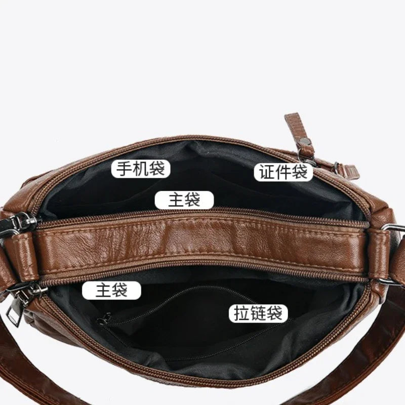 2025 New Ladies Soft Leather, Crossbody shoulder Bags. High Quality Purses.