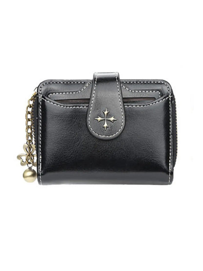 Buckle wallet, zipper coin purse