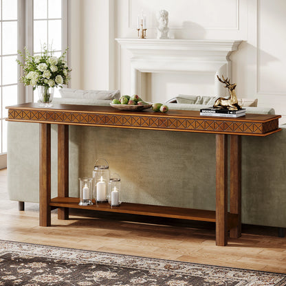 70.9-Inch Extra Long, wood Console Table.