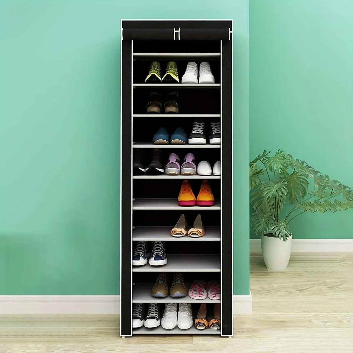1pc-Furniture Shoe Rack Storage 10 layers